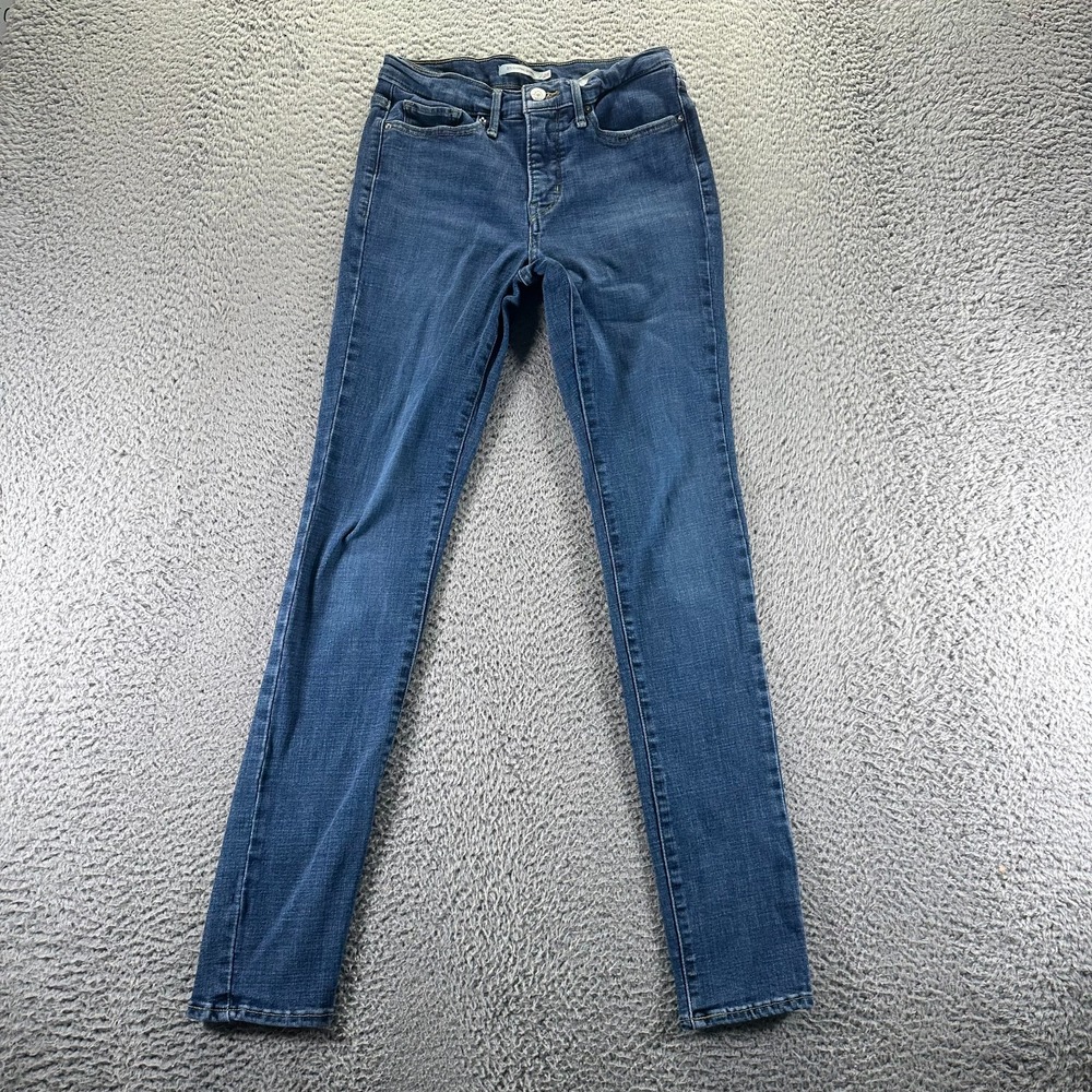 Levi's 311 Shaping Jeans Womens 26x30 Blue Cotton Denim Skinny Leg Faded Stretch